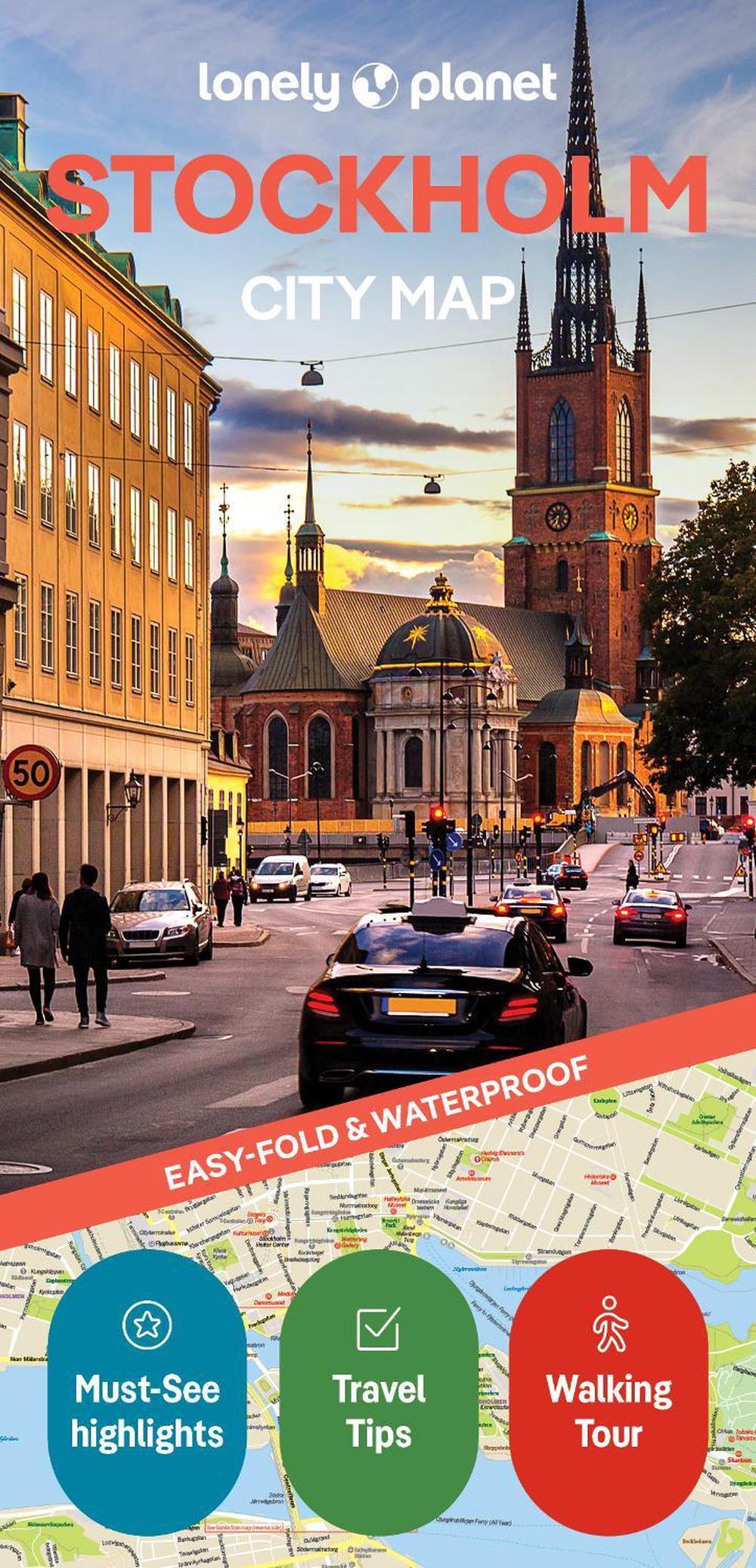 Lonely Planet Stockholm City Map, 9781787016613
