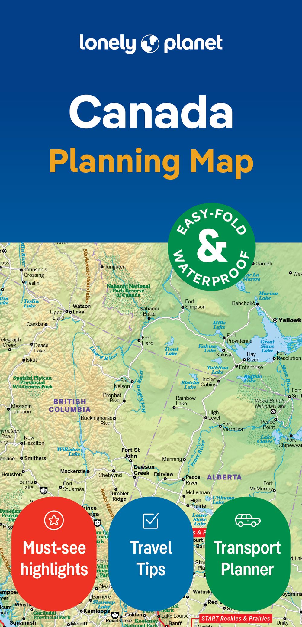 Lonely Planet Canada Planning Map by Lonely Planet - ISBN: 9781787016712