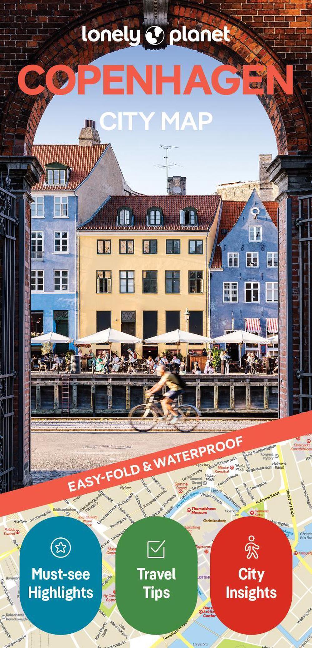 Lonely Planet Copenhagen City Map, 9781787016828