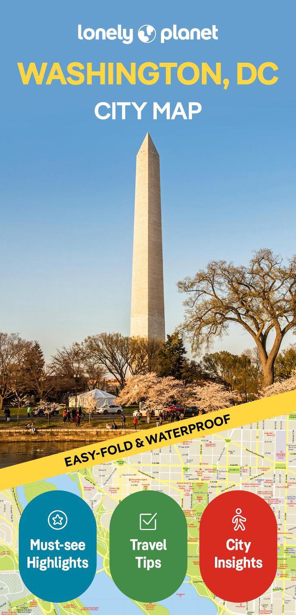 Lonely Planet Washington DC City Map, 9781787016859
