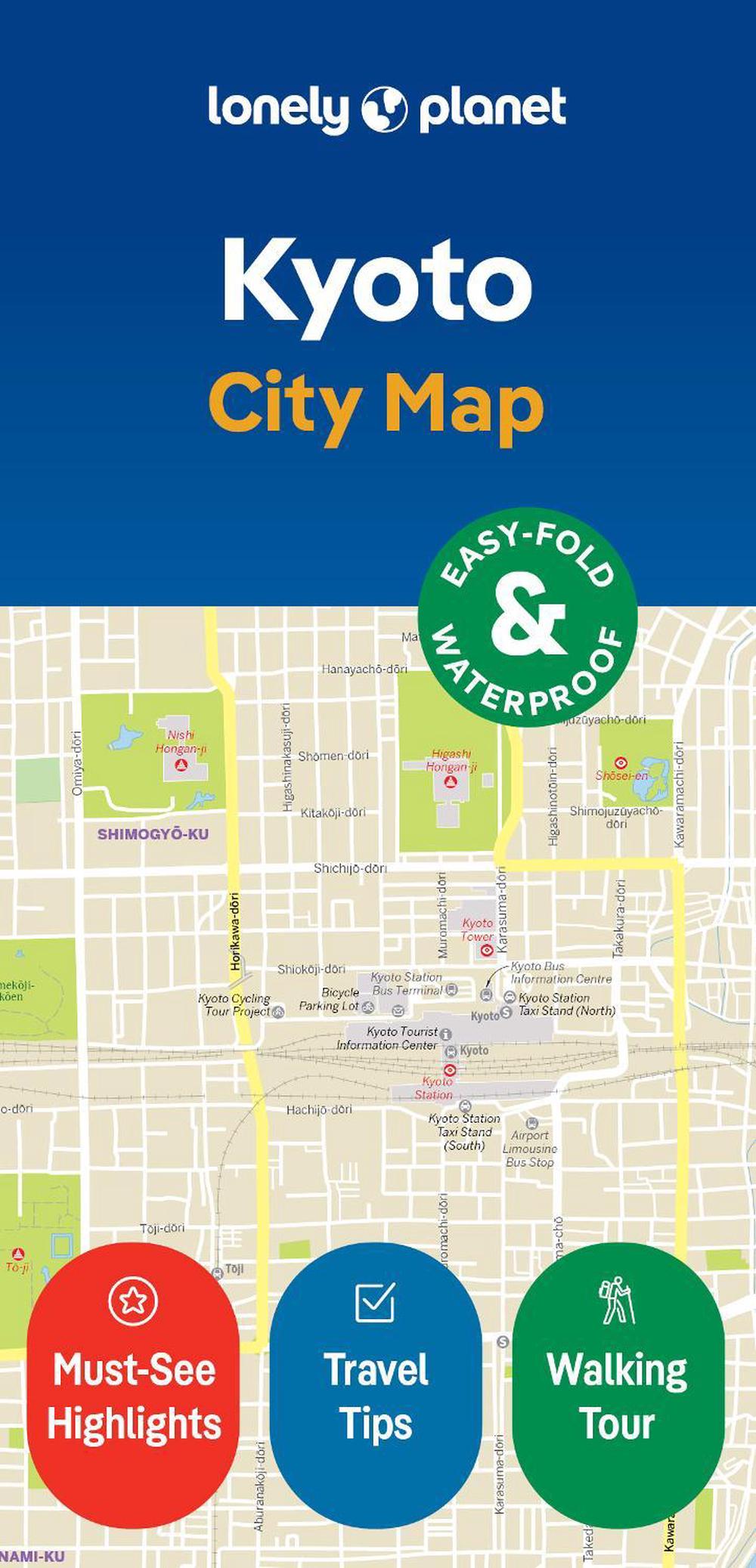 Lonely Planet Kyoto City Map, 9781787017047