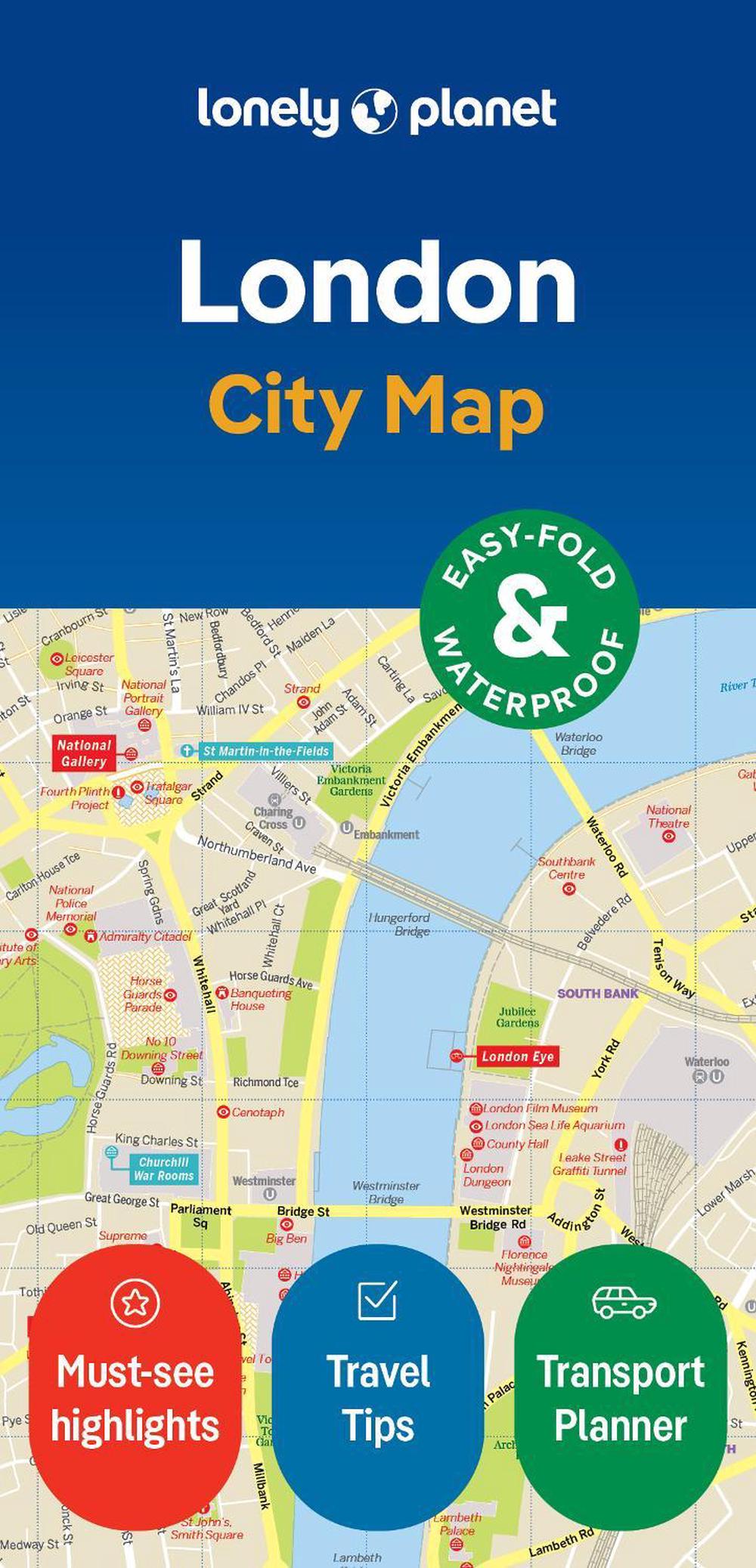 Lonely Planet London City Map, 9781787017078