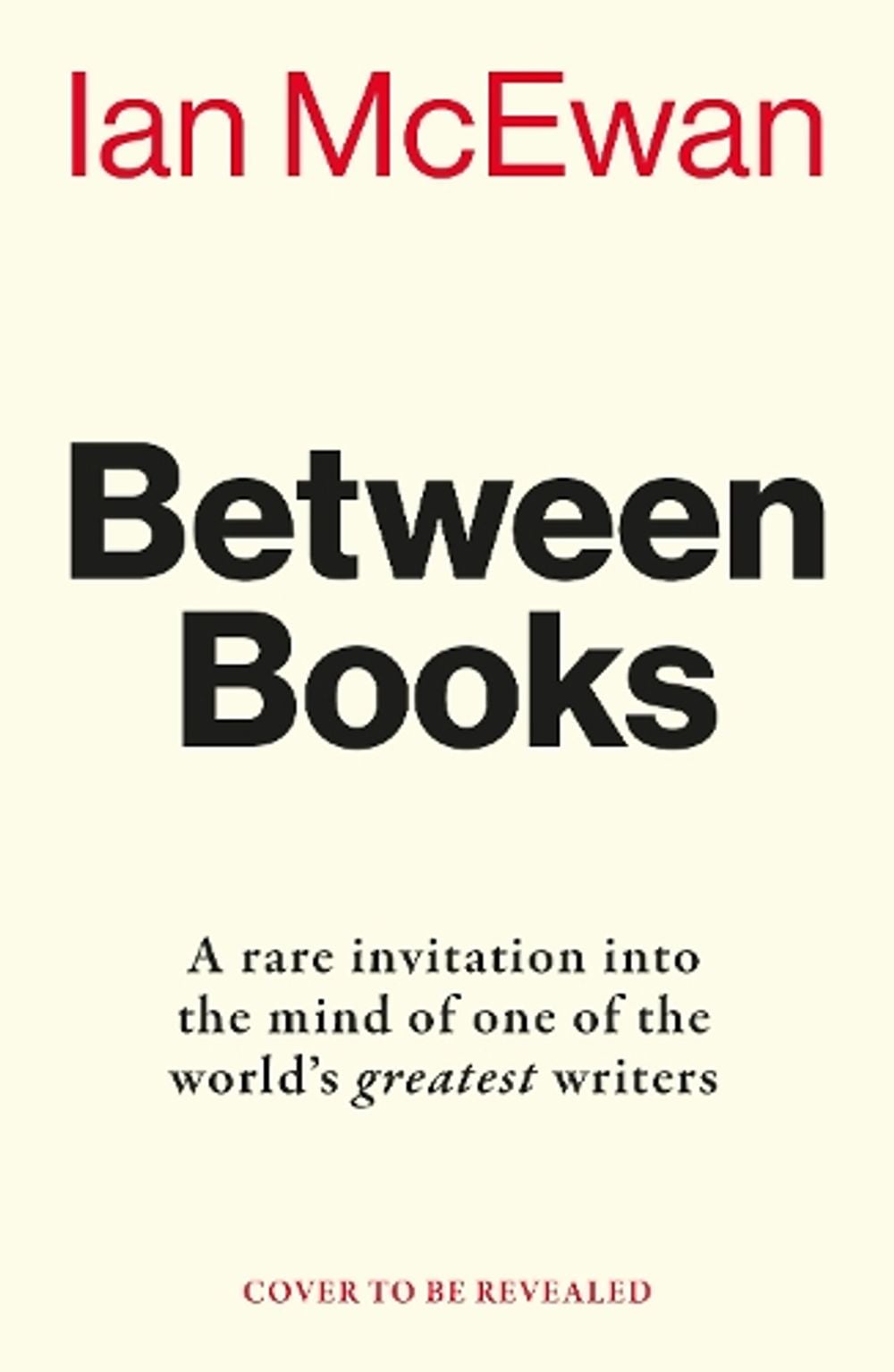 Between Books by Ian McEwan - ISBN: 9781787337046