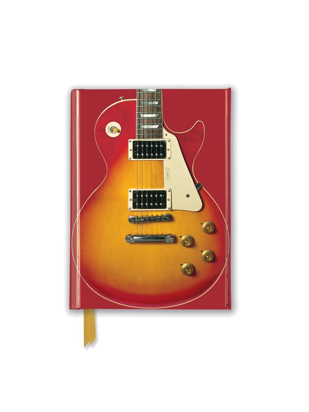 Flame Tree Studio Gibson Les Paul Guitar, Sunburst Red (Foiled Pocket Journal), 9781787550636