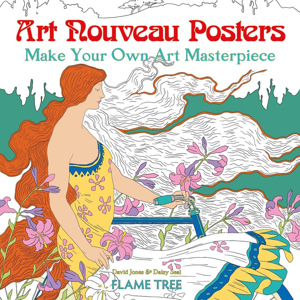 Art Nouveau Posters (Art Colouring Book), 9781787552906