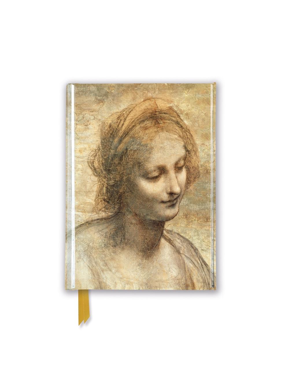 Flame Tree Studio Leonardo da Vinci: Detail of the Head of the Virgin (Foiled Pocket Journal), 9781787555884