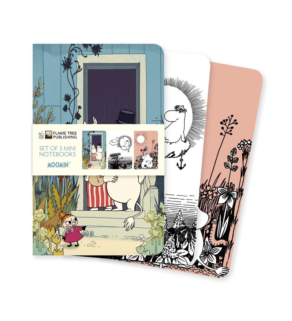 Flame Tree Studio Moomin Set of 3 Mini Notebooks, 9781787559189