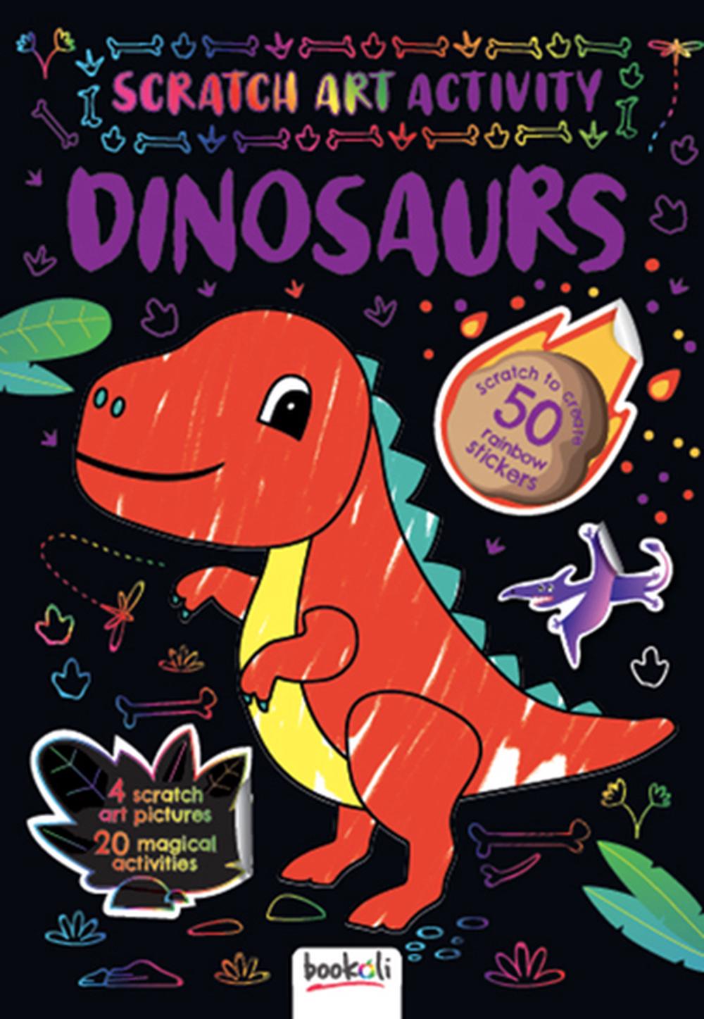 Scratch Art Activity: Dinosaurs by Bookoli Limited, Hardcover ...