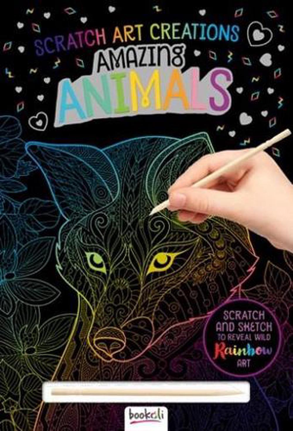 Scratch Art Creations: Amazing Animals by Bookoli Limited Bookoli Limited,  Paperback, 9781787724891 | Buy online at The Nile