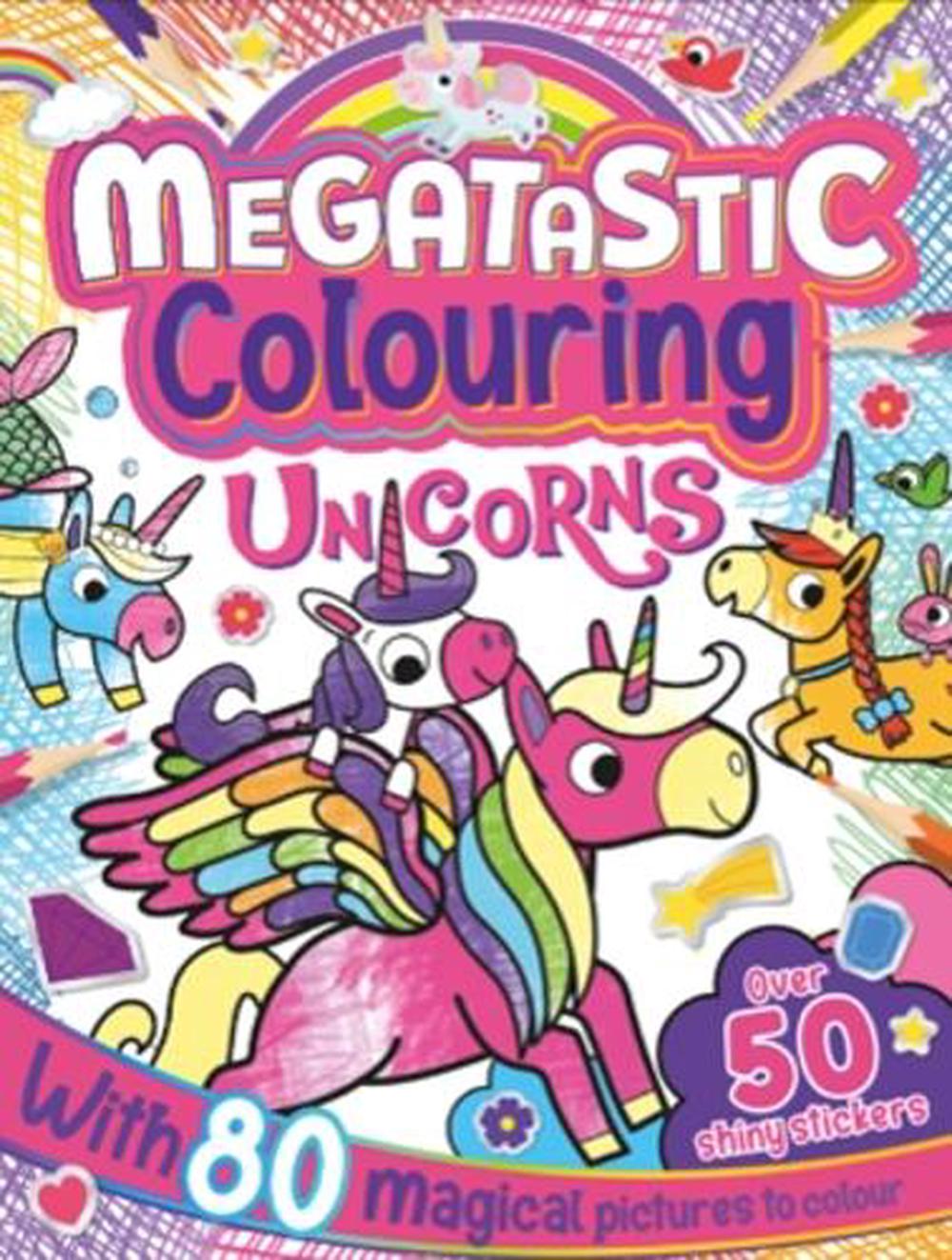 Megatastic Colouring Unicorns by Bookoli, Paperback, 9781787729308 ...