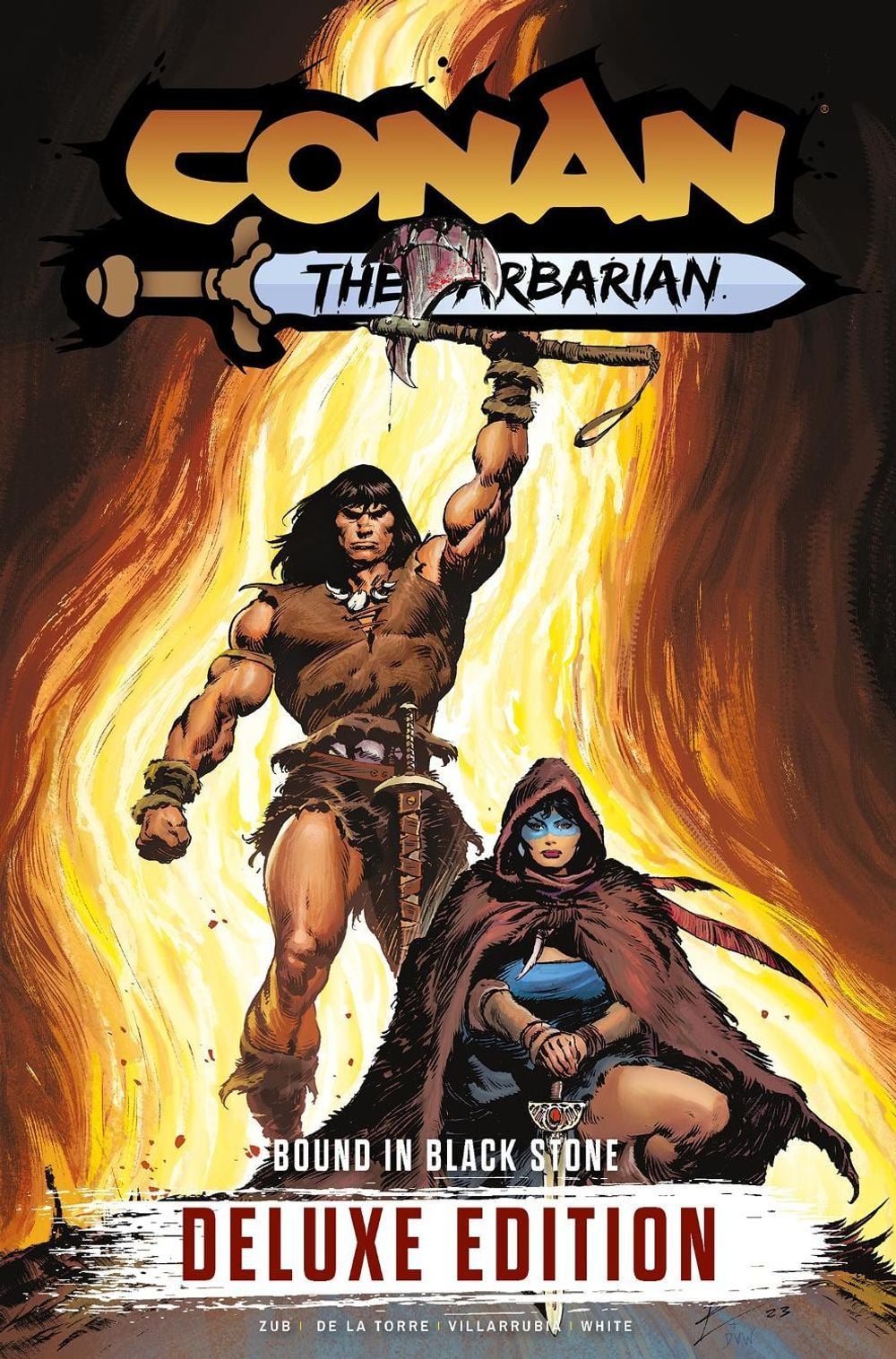 Conan the Barbarian: Bound In Black Stone Deluxe Edition by Jim Zub - ISBN: 9781787748378
