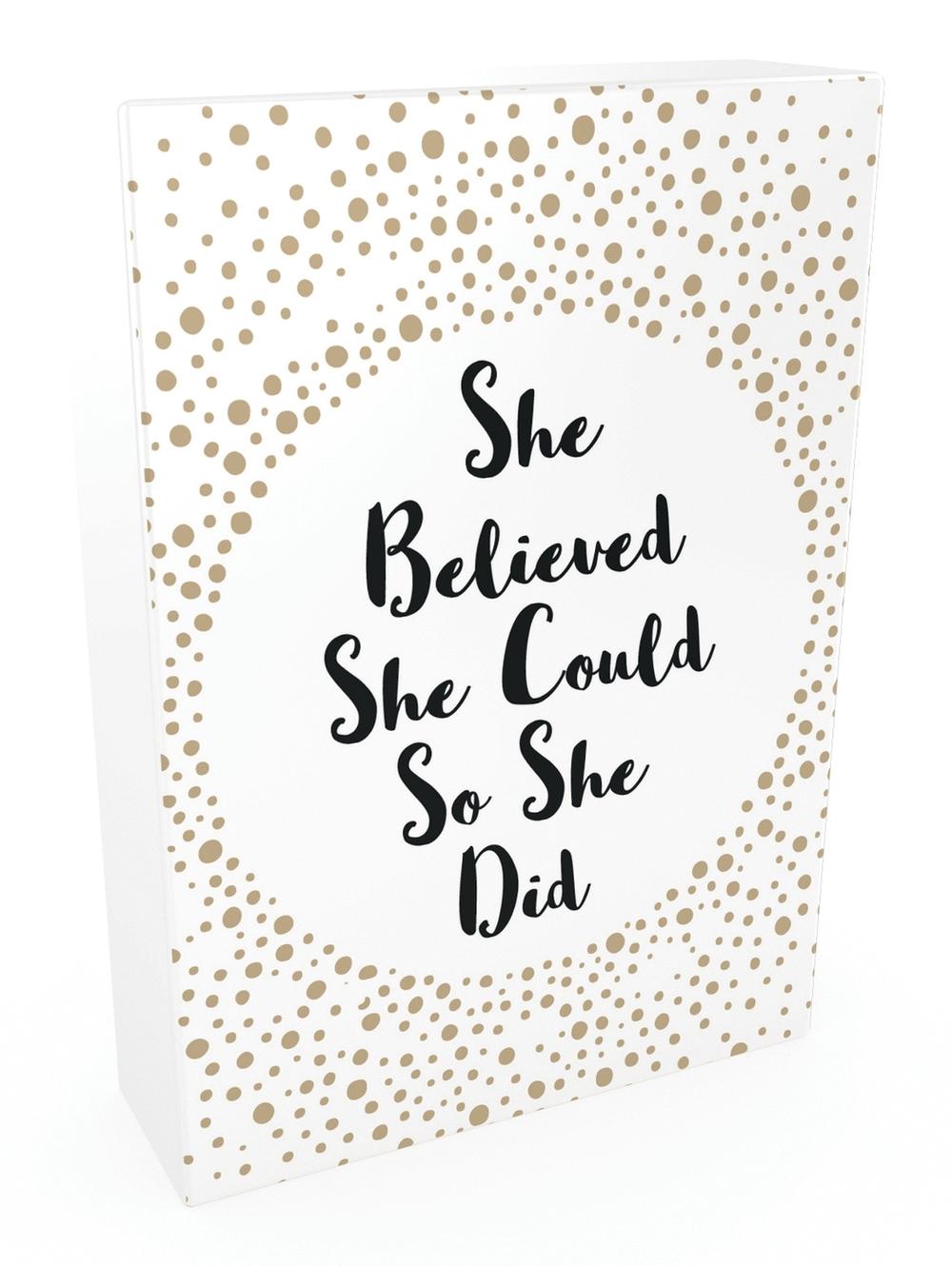 She Believed She Could So She Did by Summersdale Publishers - ISBN: 9781787835184