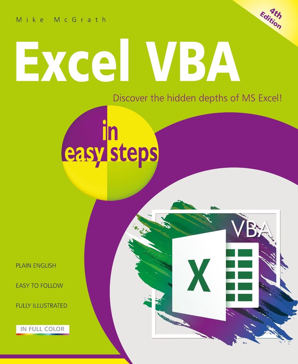 Excel VBA in easy steps, 9781787910034