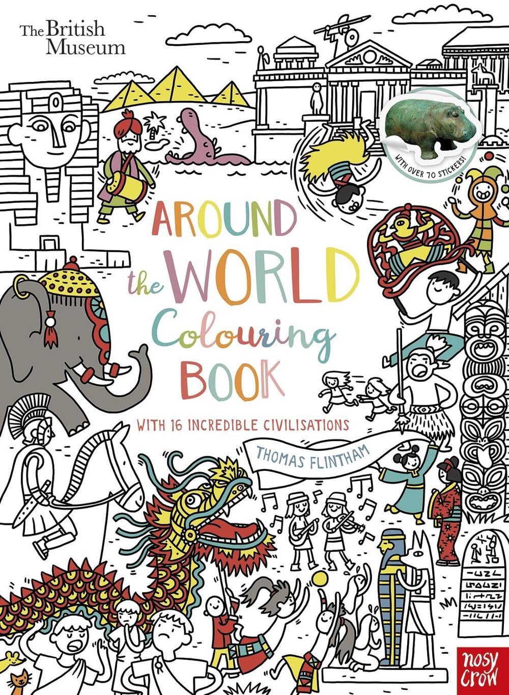 British Museum: Around the World Colouring Book by Thomas Flintham - ISBN: 9781788000000