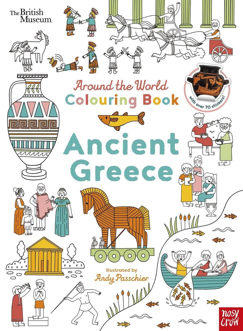 British Museum: Around the World Colouring: Ancient Greece by Andy Passchier - ISBN: 9781788001731