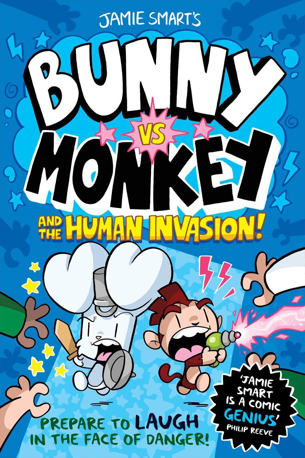 Bunny vs Monkey and the Human Invasion (a Phoenix Comic Book, from the multi-million-selling creative genius Jamie Smart), 9781788451956