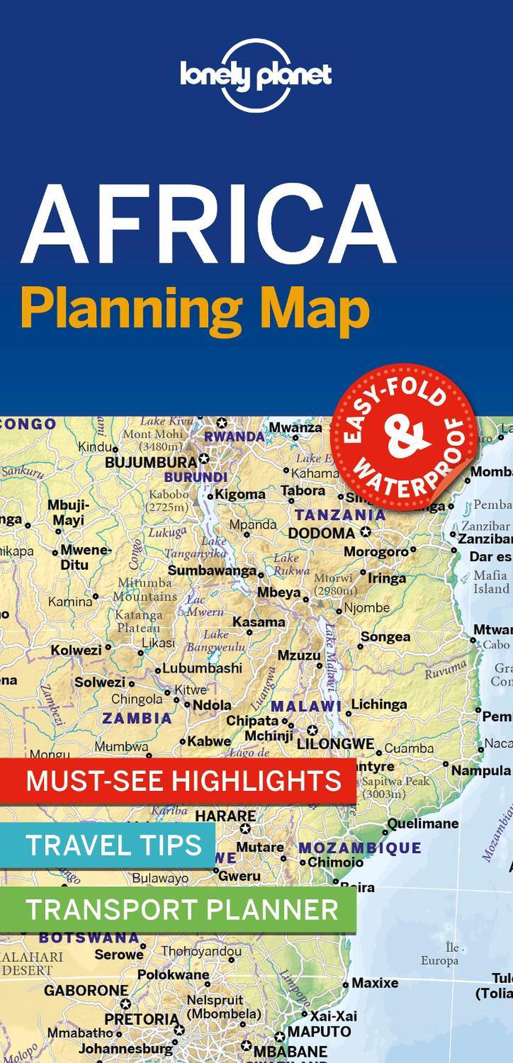 Lonely Planet Africa Planning Map by Lonely Planet - ISBN: 9781788685894