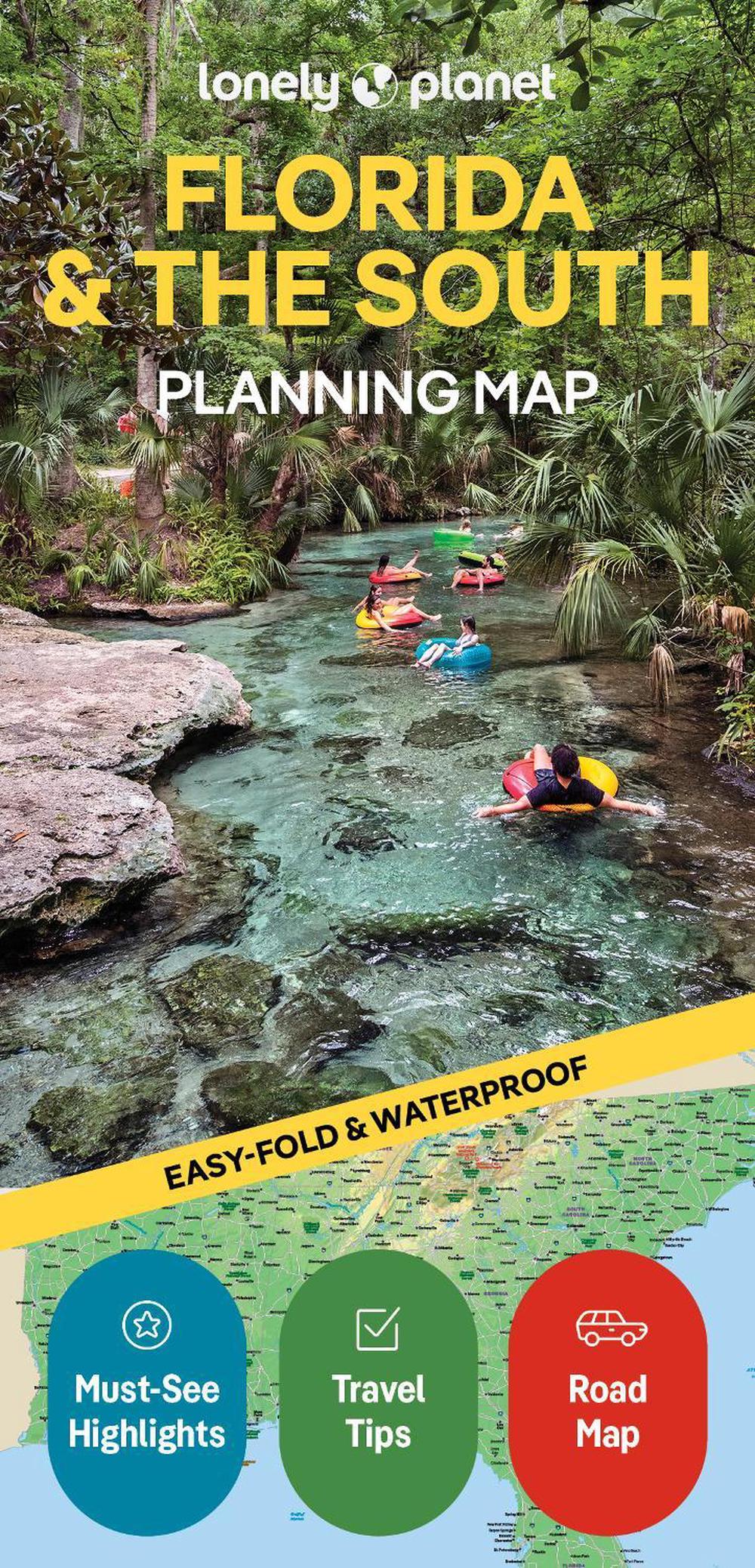 Lonely Planet Florida & the South Planning Map, 9781788685931