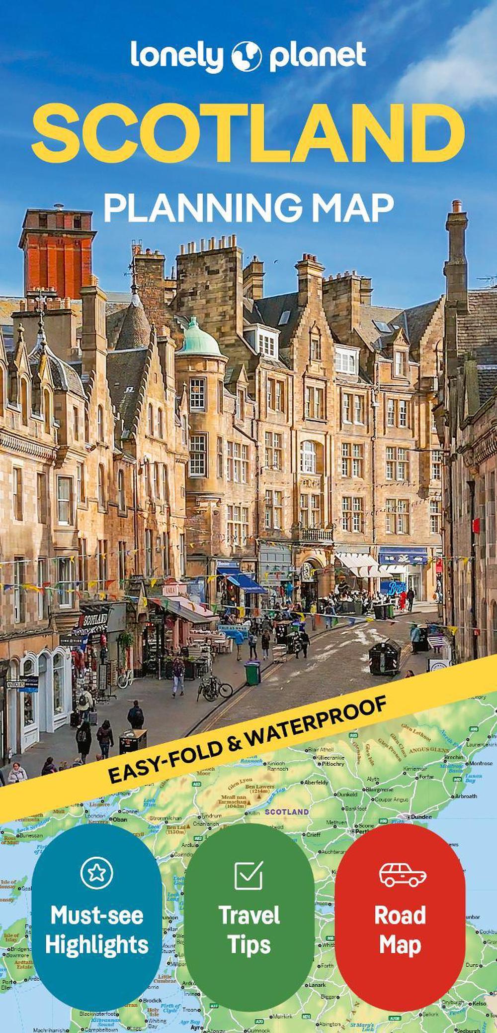 Lonely Planet Scotland Planning Map, 9781788688796