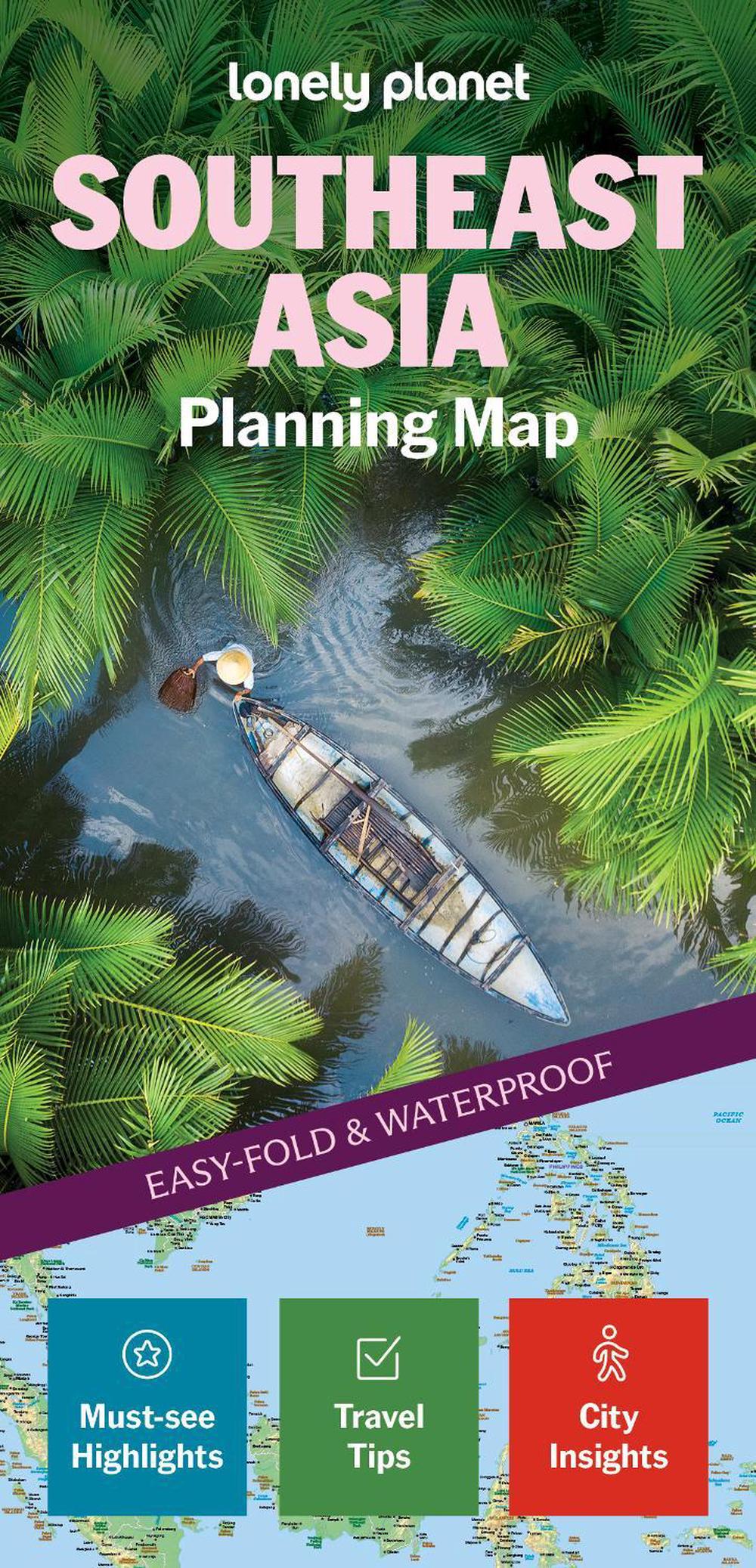 Lonely Planet Southeast Asia Planning Map, 9781788688840
