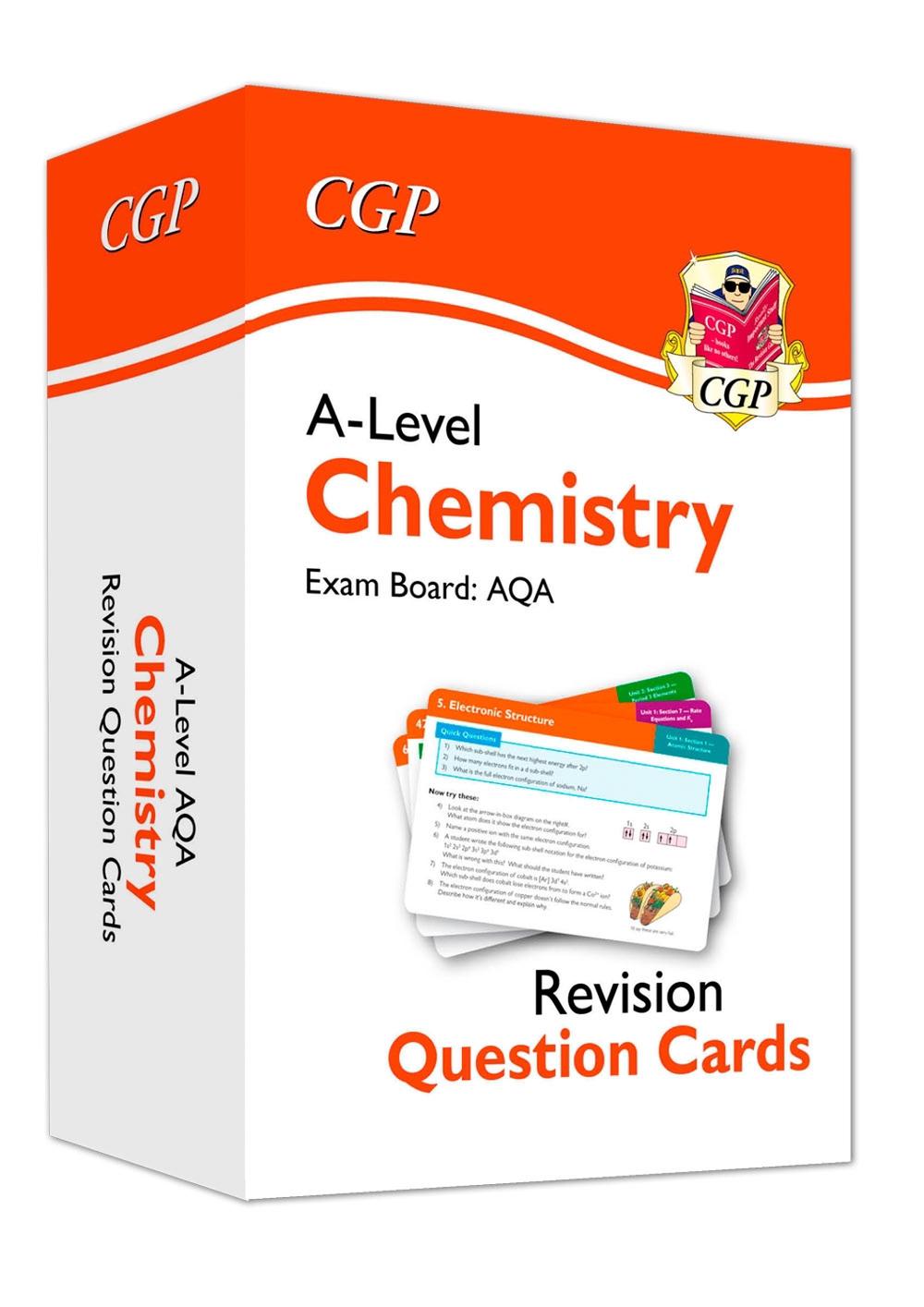 A-Level Chemistry AQA Revision Question Cards, 9781789085938
