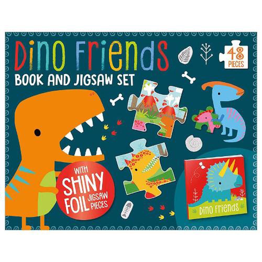 Dino Friends Book and Jigsaw Box Set, 9781789478921