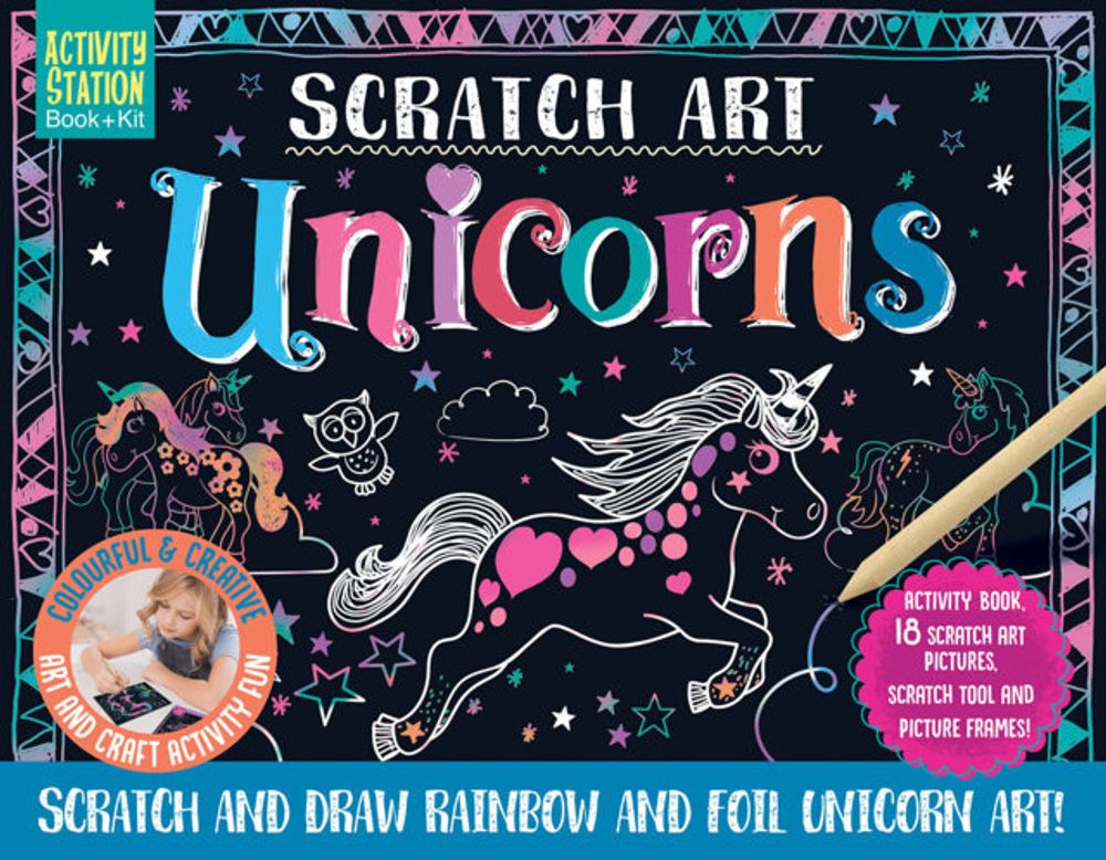 Top That Scratch Art Unicorns by Top That - ISBN: 9781789582239