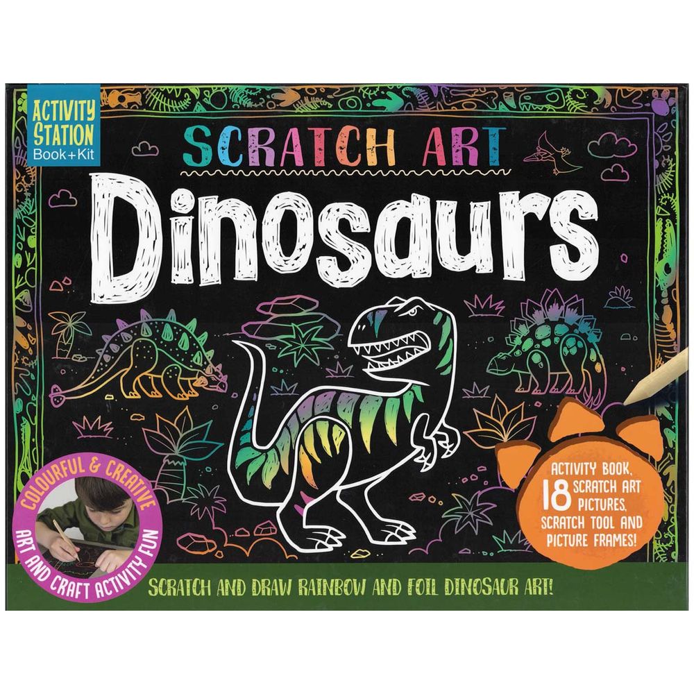 Scratch Art Dinosaurs Activity Station by That Top - ISBN: 9781789587043
