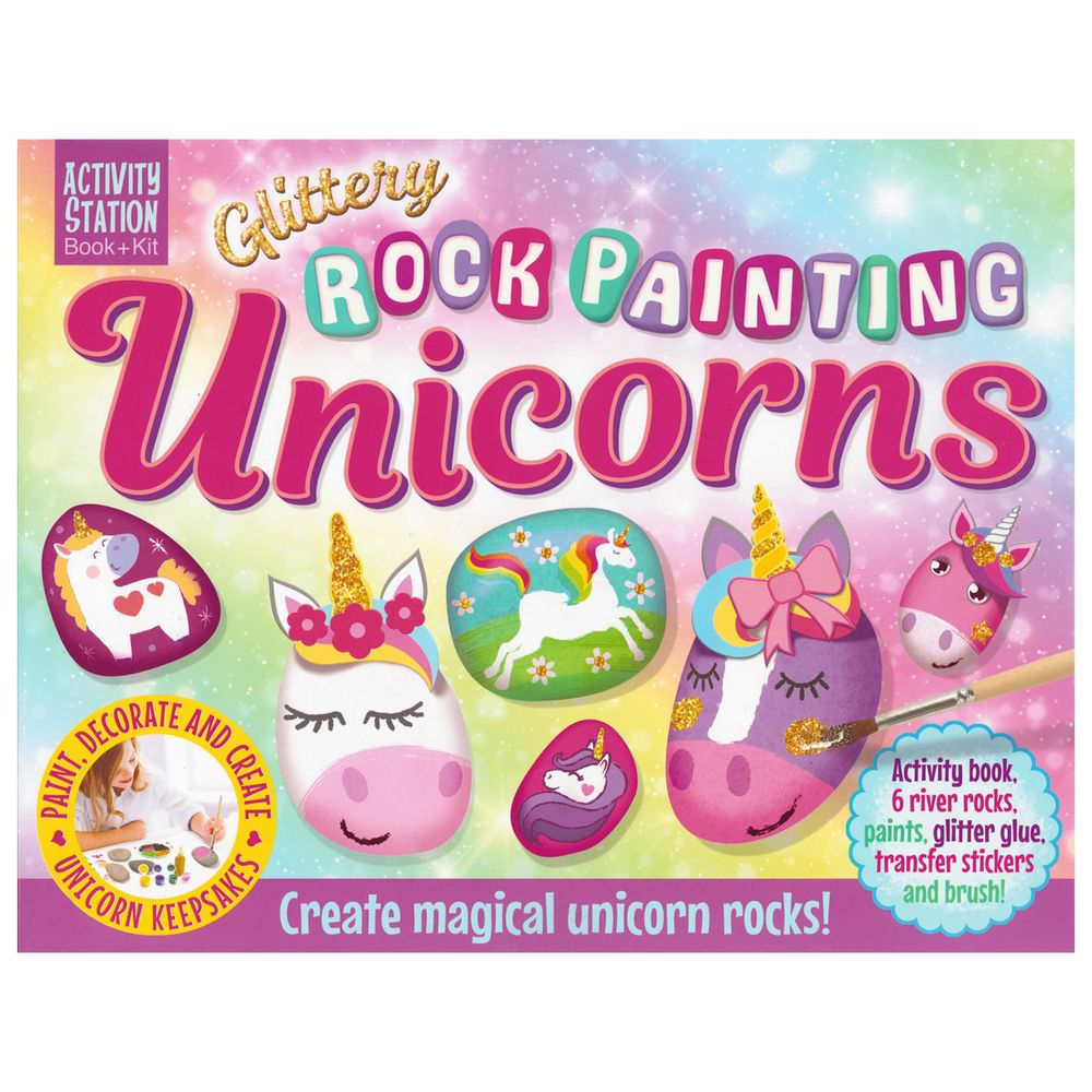 Glittery Rock Painting Unicorns by Cordelia Nash - ISBN: 9781789587067