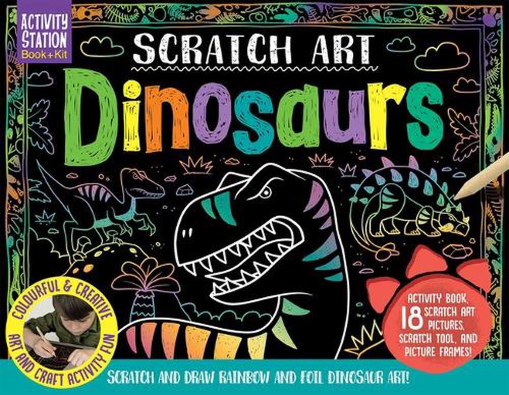 Scratch Art Dinosaurs by Nat Lambert, Paperback, 9781789587975 | Buy ...