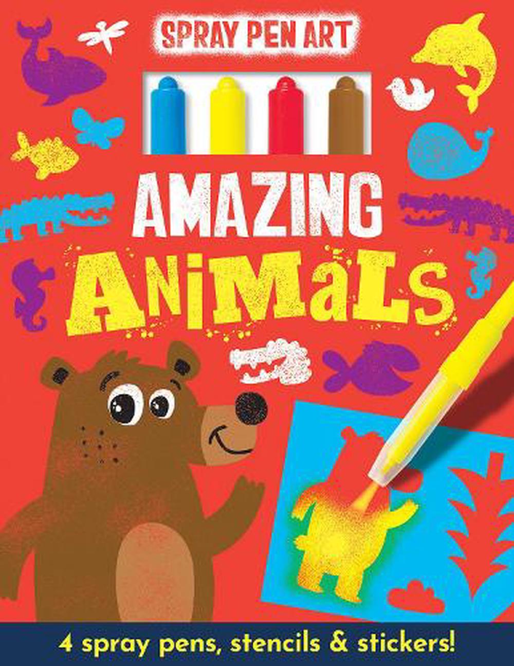 Amazing Animals Spray Pen Art by Cordelia Nash, Hardcover, 9781789589283 | Buy online at The Nile Amazing Animals Spray Pen Art by Cordelia Nash, Hardcover, 9781789589283 | Buy online at The Nile