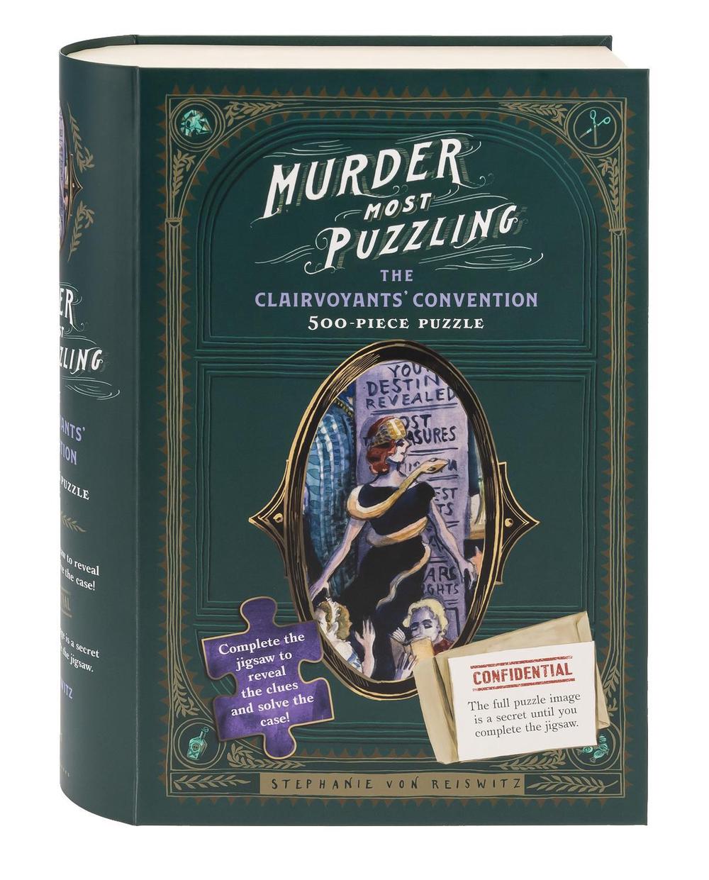 Murder Most Puzzling The Clairvoyants' Convention 500-Piece Puzzle, 9781797209555