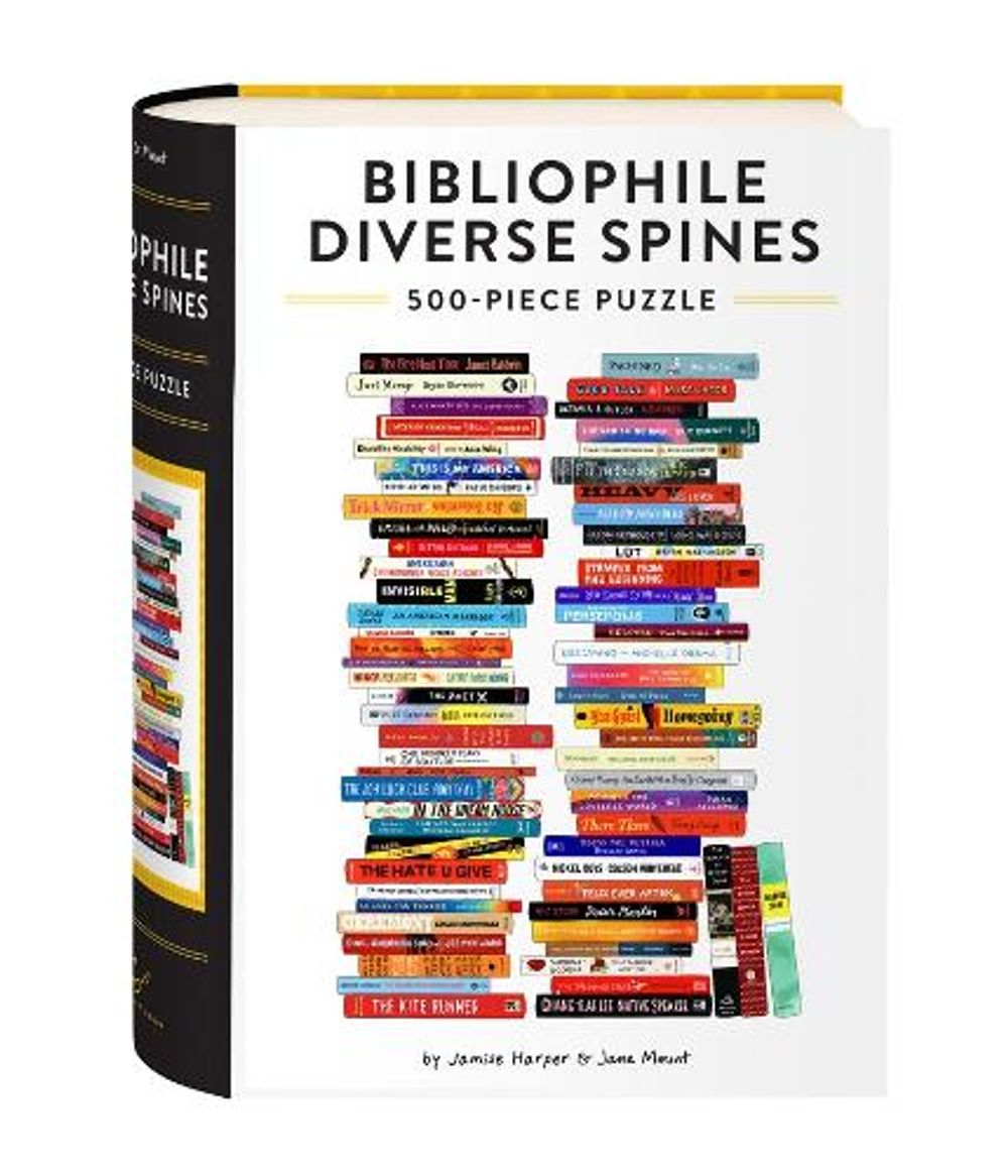 Bibliophile Diverse Spines 500-Piece Puzzle by Jamise Harper - ISBN: 9781797219882
