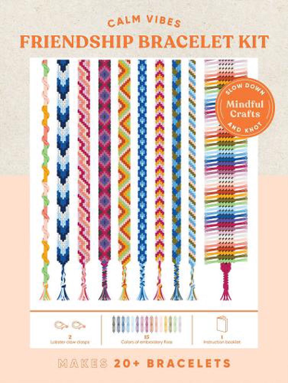 Mindful Crafts: Calm Vibes Friendship Bracelet Kit, 9781797220963