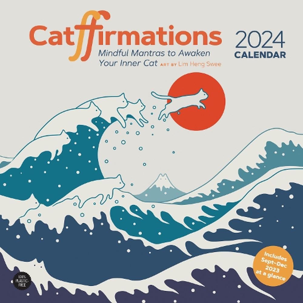 2024 Wall Cal Catffirmations by Lim Heng Swee, 9781797222561 Buy