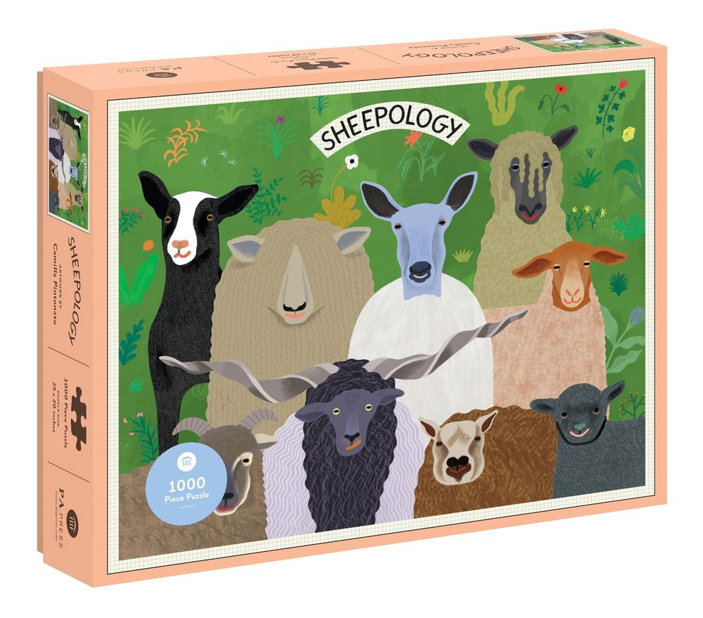 Sheepology 1000 Piece Puzzle by Camilla Pintonato - ISBN: 9781797225609