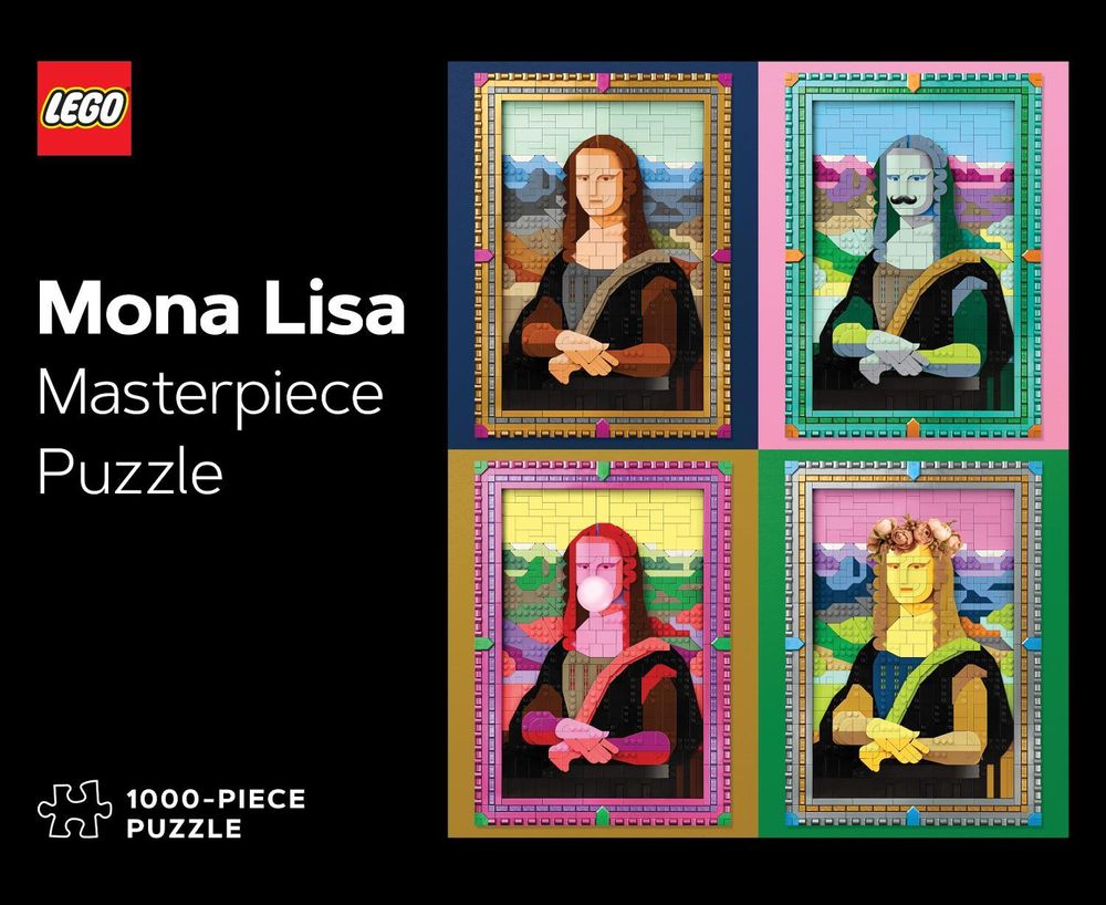 LEGO Masterpiece Puzzle: Mona Lisa 1000-Piece Puzzle by LEGO - ISBN: 9781797230856