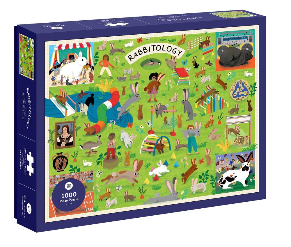 Rabbitology 1000 Piece Puzzle, 9781797231662