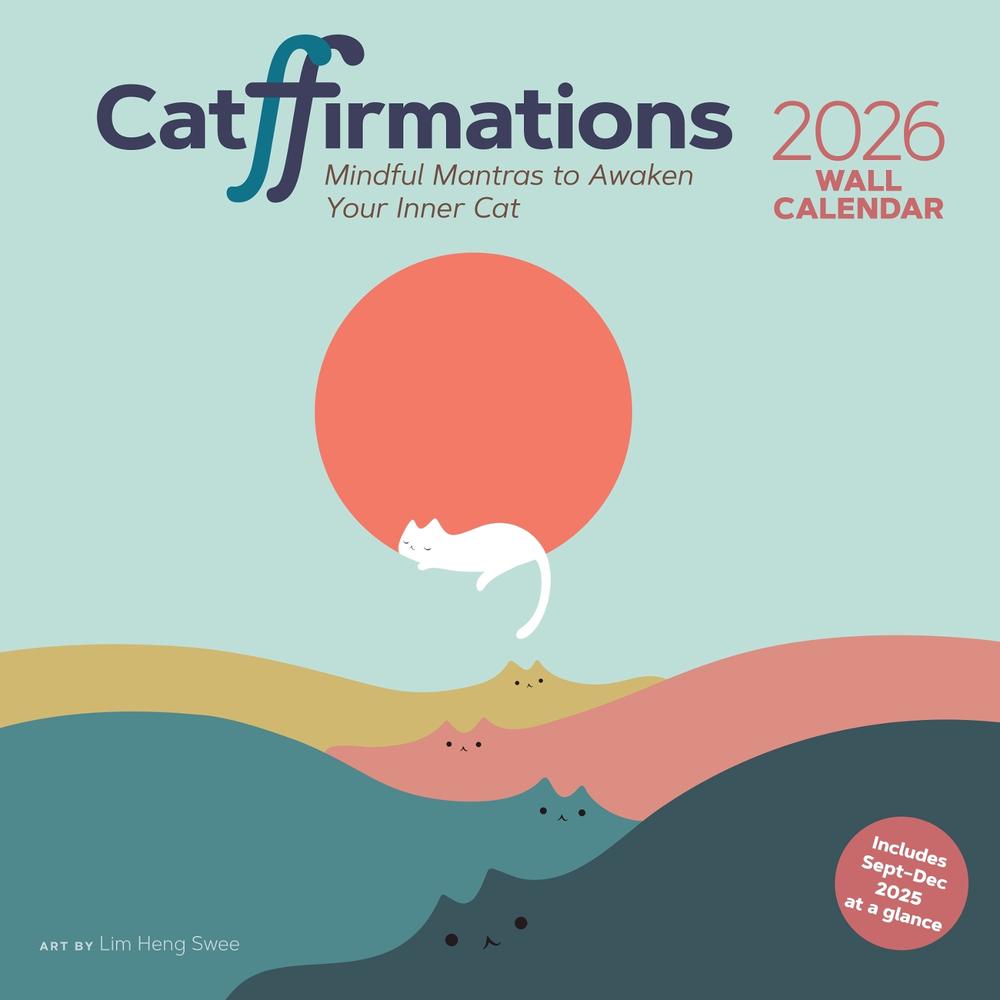 Catffirmations 2026 Wall Calendar, 9781797232157