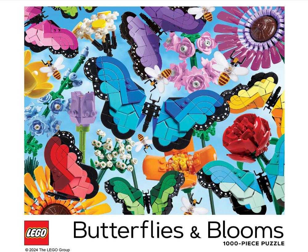 LEGO Butterflies & Blooms 1000-Piece Puzzle, 9781797233437