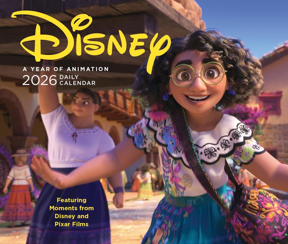 Disney A Year of Animation 2026 Daily Calendar, 9781797233604