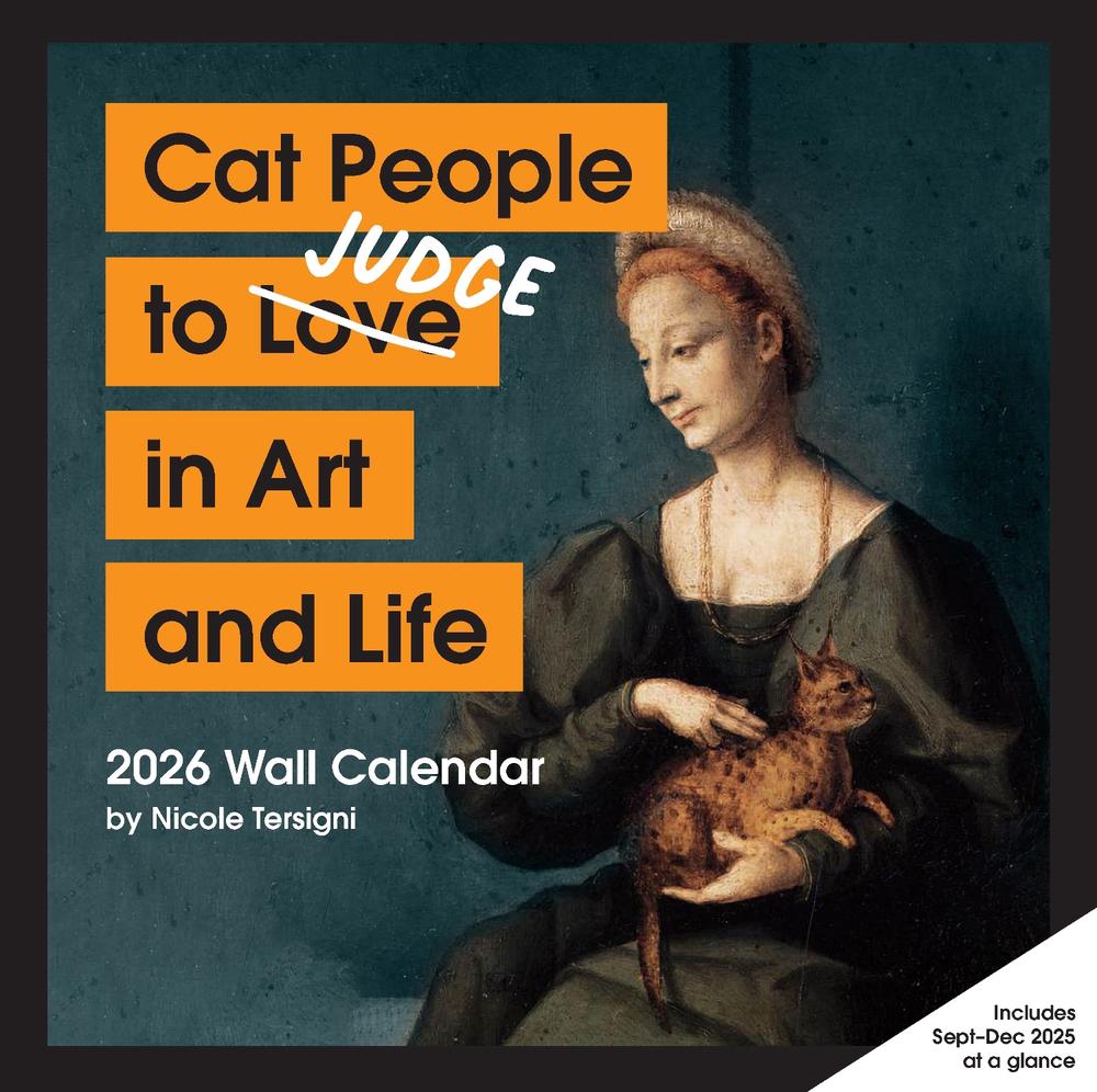 Cat People to Judge in Art and Life 2026 Wall Calendar, 9781797234762