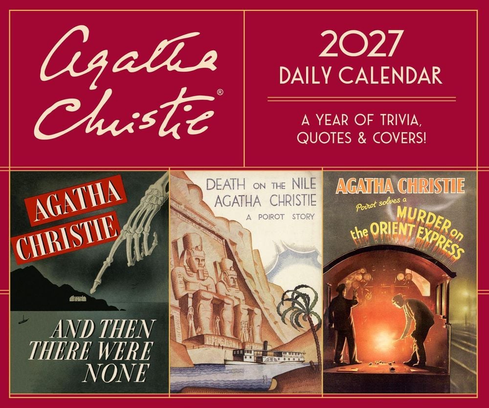 Agatha Christie 2027 Daily Calendar by Agatha Christie Agatha Christie Limited - ISBN: 9781797242835