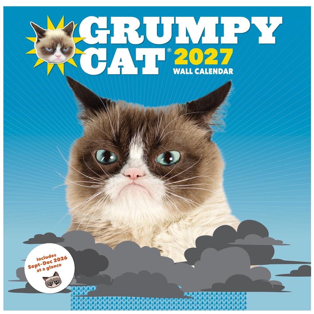 Grumpy Cat 2027 Wall Calendar by Grumpy Cat - ISBN: 9781797243078
