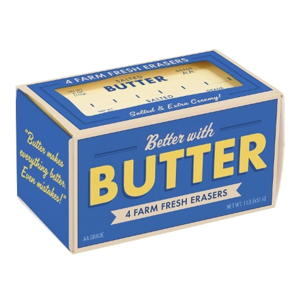 Chronicle Books Better with Butter Erasers by Chronicle Books - ISBN: 9781797249018