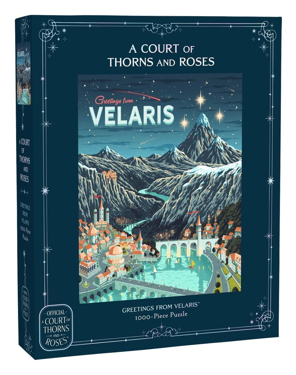 A Court of Thorns and Roses Official Greetings from Velaris 1000-Piece Puzzle by Sarah J. Maas - ISBN: 9781797249797