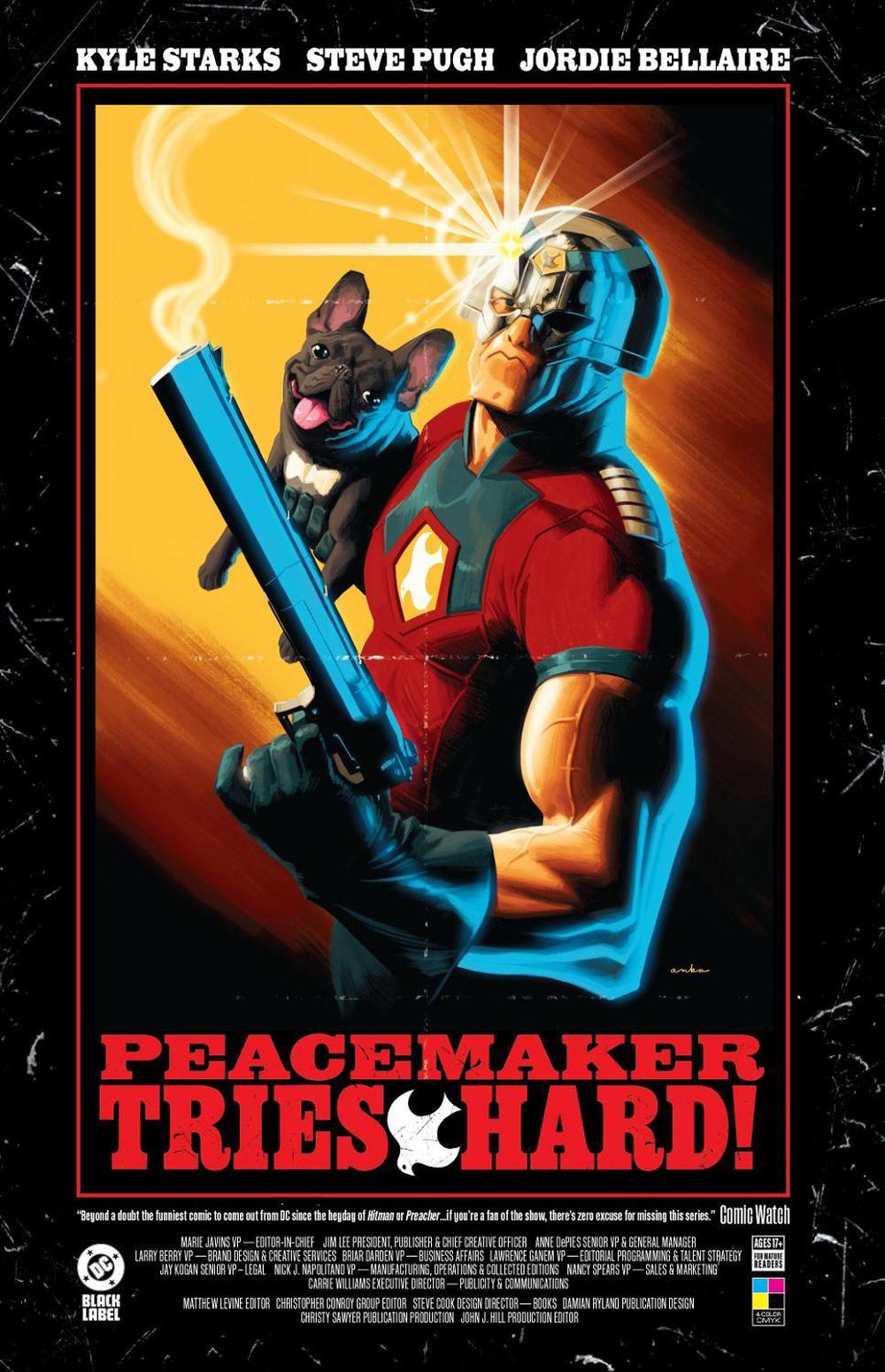 Peacemaker Tries Hard! by Kyle Starks - ISBN: 9781799503385
