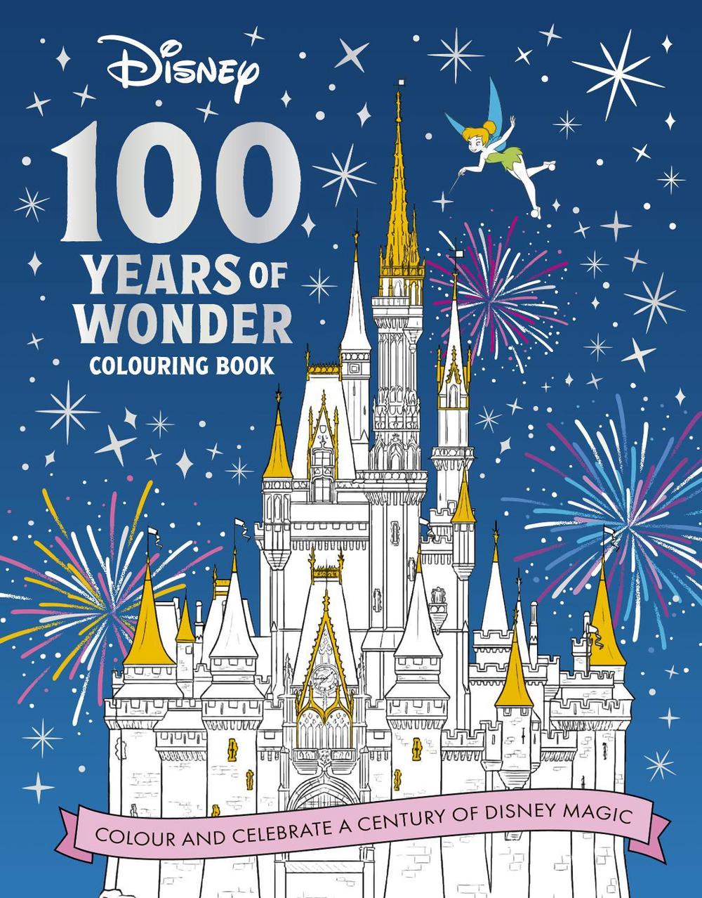 Disney 100 Years of Wonder Colouring Book by Walt Disney, Paperback ...