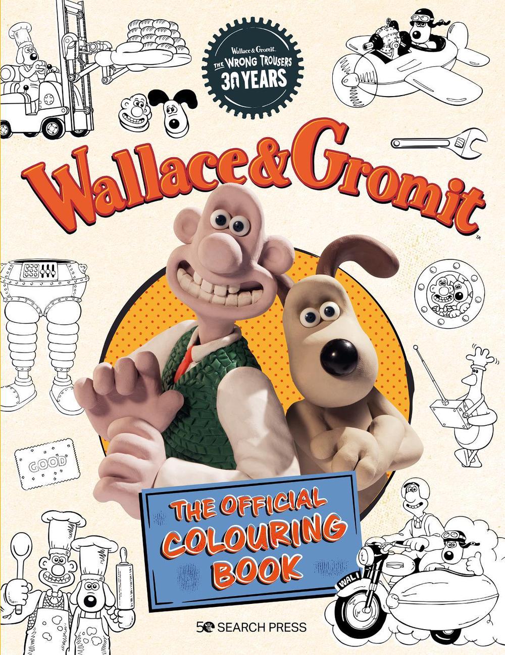 Wallace & Gromit: The Official Colouring Book, 9781800921443