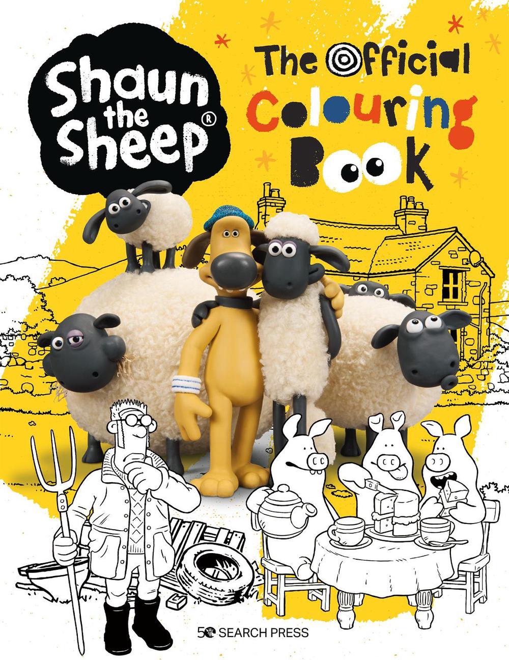Shaun the Sheep: The Official Colouring Book, 9781800921450